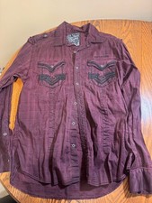 Affliction Black Label Button Up Size XL Shirt