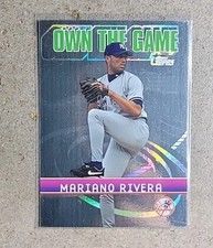 2001 Topps Own the game Silver Sun Burst Mariano Rivera New York Yankees 
