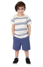 Volcom Kid 2-Piece Sets Blue/Beige Size 2T New