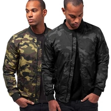 Urban Classics - LIGHT CAMO Bomber Jacket camo