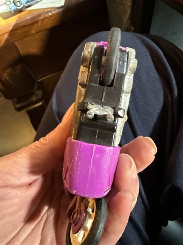 Moto Suzuki Mattel pressofusa e plastica 1988 viola - Foto 7 di 8