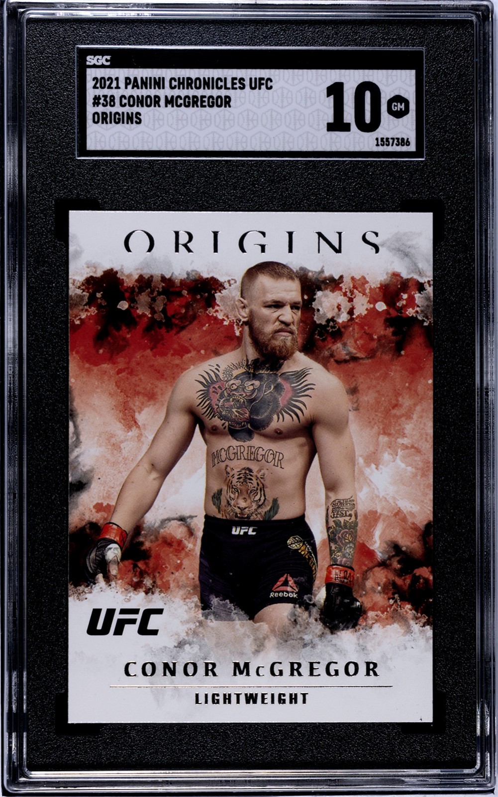 2021 Panini Chronicles UFC - Origins Conor McGregor #38 SGC 10 GEM MINT