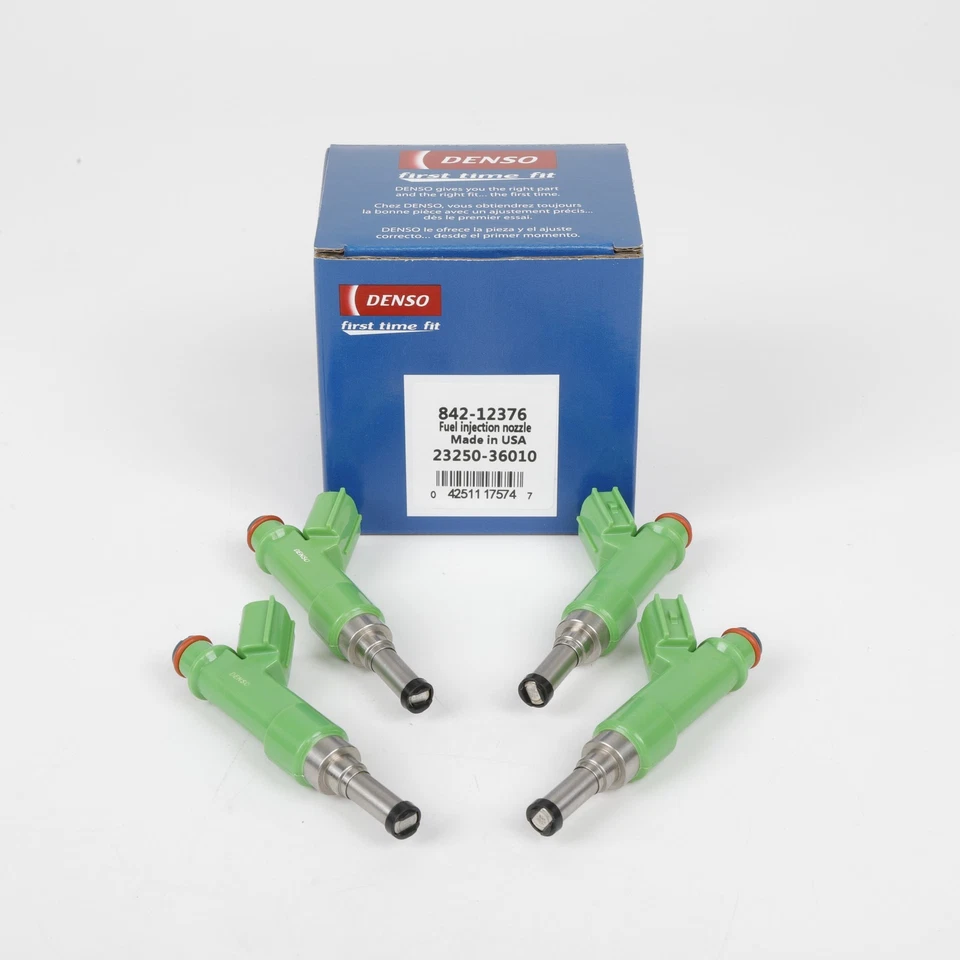 4PCS Denso Fuel Injectors 23250-36010 for 2009-19 Toyota Avalon Camry RAV4 Venza - Image 2 of 4