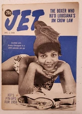 Jet Magazine January 1 1959 Calendar Pin-Ups~Joe Dorsey~Boxing~Jim Crow