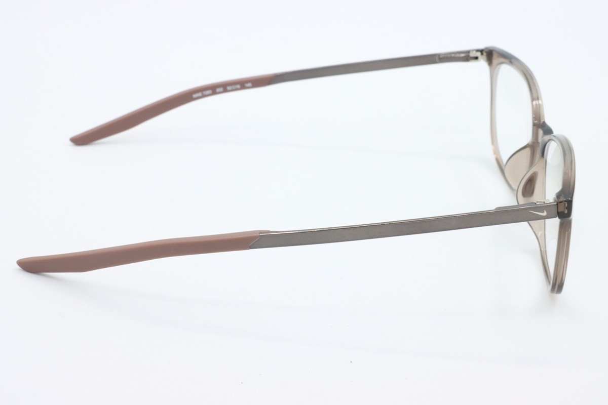 Nike EYEGLASSES NK7283-202-52 New with case NEW NIKE 7283 202 CRYSTAL BROWN AUTHENTIC DESIGNER  main image 2