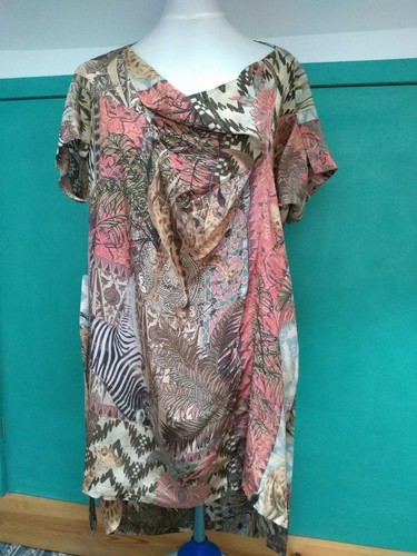 All Saints Treasure Silk Dress UK 8 10 