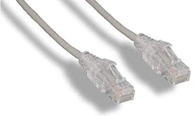 Ultra, Fluke Tested Cat 6A Network Ethernet Cable Gray 2ft 10 Pack