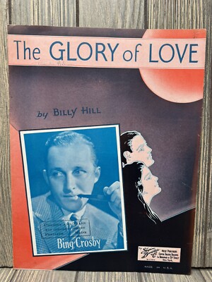 Vintage The Glory of Love Billy Hill 1936 Sheet Music
