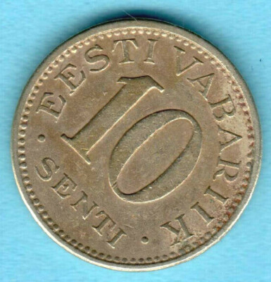 Estonia 10 Senti 1931 Baltic 3151