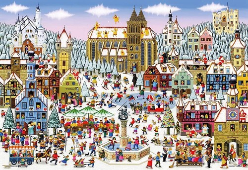 Puzzle Beverly 1000 Pièces Micro - Made In Japan - Illustration Célèbre Du Japon (Modèle M81-610)