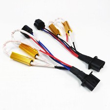 Socal-led H13 Hid Resistor Relay Harness 50w Anti Flicker Canbus Error Canceller
