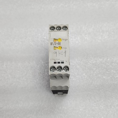 Eaton ETR4-11-A Relé Teporizador, 1W, 0.05s-100h, 24-240 V 50/60 Hz Eaton ETR4-11-A Relé Teporizador, 1W, 0.05s-100h, 24-240 V 50/60 Hz