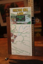 Vintage Tennessee Valley Authority Melton Hill Lake Map