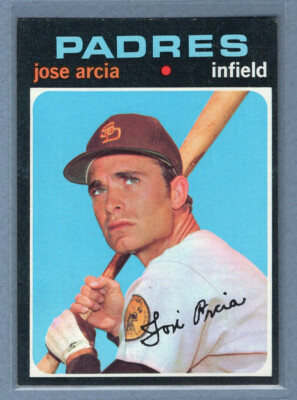 1971 Topps #134 Jose Arcia  (a) EX-MT  GO775