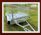6x4 Galvanised Full Welded Tipper Box Trailer With 60mm cage and ramp