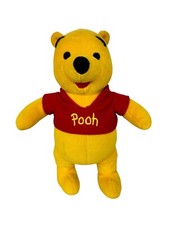 Vintage MATTEL Disney CUTE WINNIE THE POOH BEAR 12" Plush STUFFED ANIMAL Toy