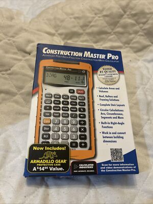 Calculated Industries 4065 Construction Master Pro Advanced Construction Math