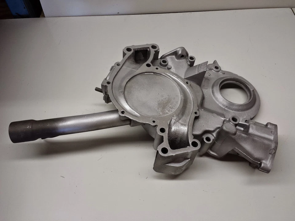 64 1964 Cadillac de Ville Fleetwood OEM cubierta de cadena de distribución 429 CI RESTAURADA Foto 4 de 4