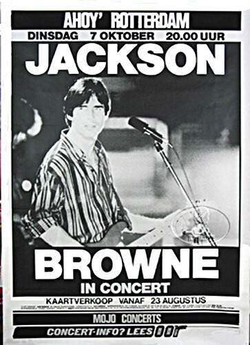 JACKSON BROWNE 1986 WORLD TOURトレーナー 80s JACKSON BROWNE 1986 WORLD TOURトレーナー 80s