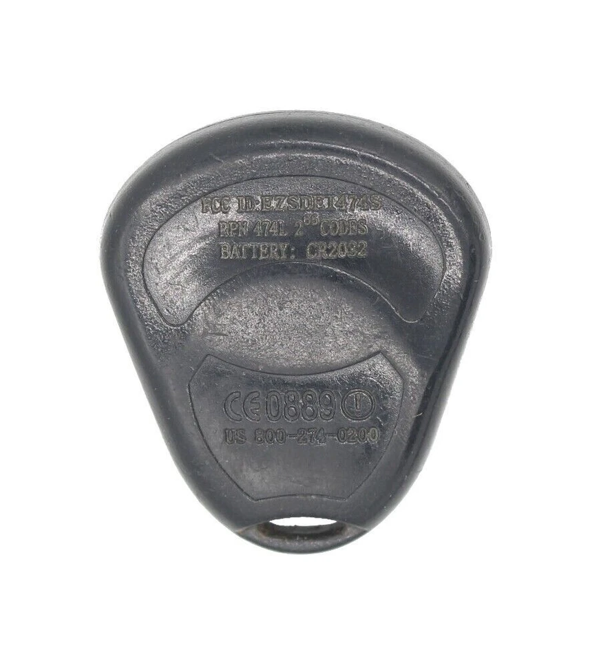 2; OEM AVITAL FCC ID EZSDEI474S controles remotos sin llave llaveros control de entrada de alarma Foto 4 de 4