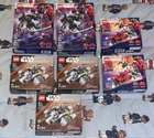 Lego Lot Of 7 Box Sets Marvel/StarWars Factory Sealed New