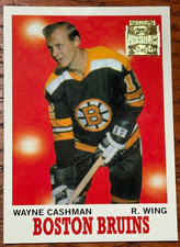 2002/03 TOPPS O-PEE-CHEE ARCHIVES HOCKEY WAYNE CASHMAN ROOKIE REPRINT-MAY125