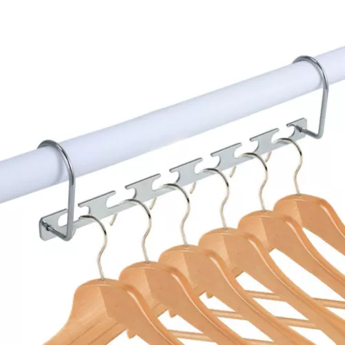 6Pcs Metal Wonder Closet Hanger Organizer Hook Space Saving Clothes Rack USStock - Picture 4 of 10