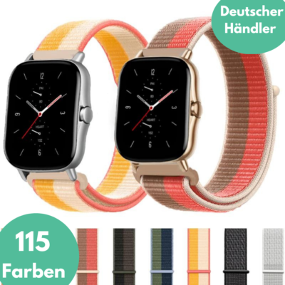 FuzeDa Silikon Armband 20mm – Weiches Ersatzarmband Für Amazfit GTS 2/3/4, GTR 42mm & Mehr, Atmungsaktiv & Einfach Zu Wechseln