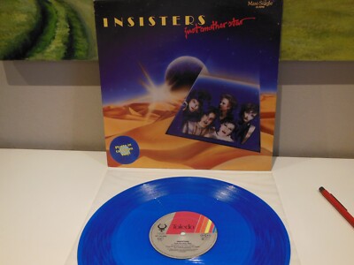 Insisters just another star LP Maxi Vinyl BLUE Schallplatte Electr.Pop