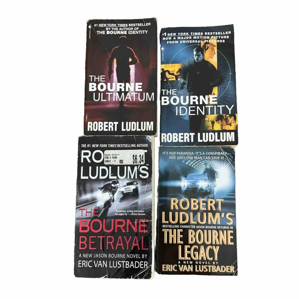 Lot of 4 Jason Bourne Series Books by Robert Ludlum and Eric Van Lustbader - Image 3 of 4