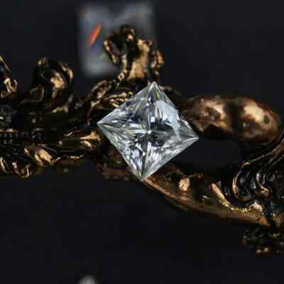 1.10 CT Natural White Diamond Princess Cut VVS1 D Grade GDGL Certified DV15