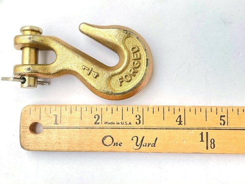 6x Clevis Grab Hook Tow Chain End G70 1/4" Flatbed Trailer Tie Down Hauling Rig - 第 4/8 張圖片