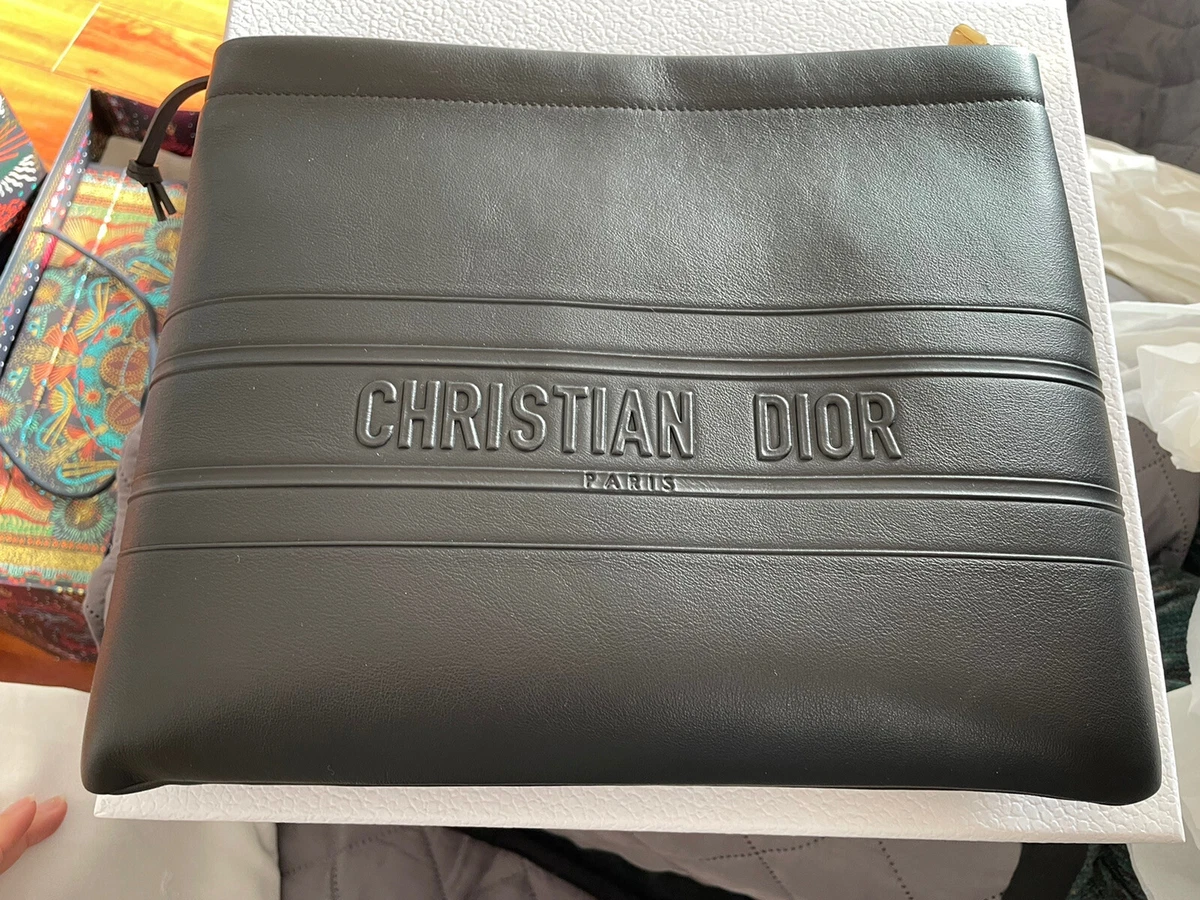 dior clutch black