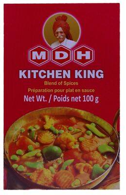 Kitchen King 100gr Gewürzmischung Gemüse Hüttenkäse indisch Food