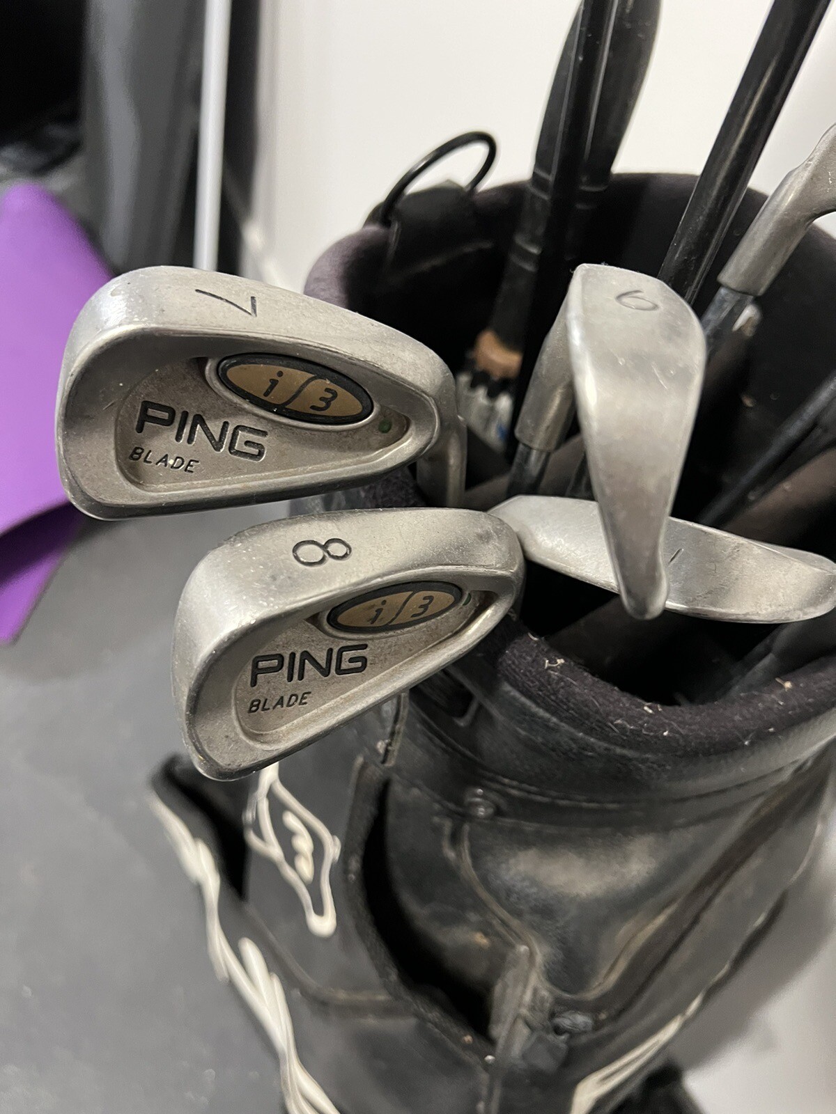 ping golf clubs and bag eBay