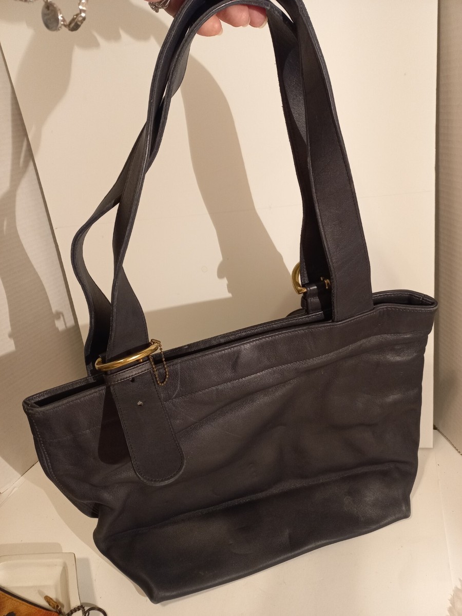 バッグ 766 old Coach leather tote bag blacknavy 766 old Coach leather tote bag black navy 26a | eBay