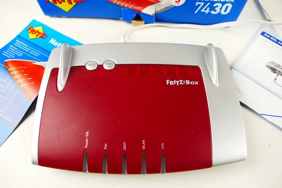 Fritz!Box 7430 WLAN DSL Router W-3469 - Bild 2 von 4