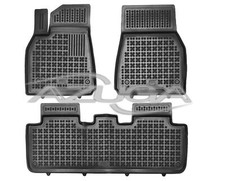 3D Gummi-Fußmatten hohe Gummimatten passend für Tesla Model Y ab 2021 Automatten