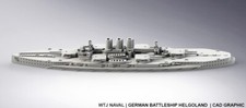 SMS Helgoland WW1 German Battleship 1:1250/1:1800/1:2400 scales