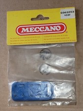 Meccano Lot de 6 bandes Plates Bleu Neuves Non Ouvert Réf 103f