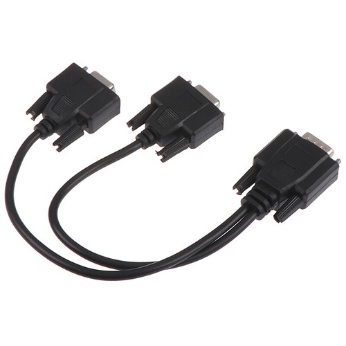 15Pin VGA Male to 2 VGA SVGA Female Adapter Splitter Video Monitor CabE LZ - Photo 9/12