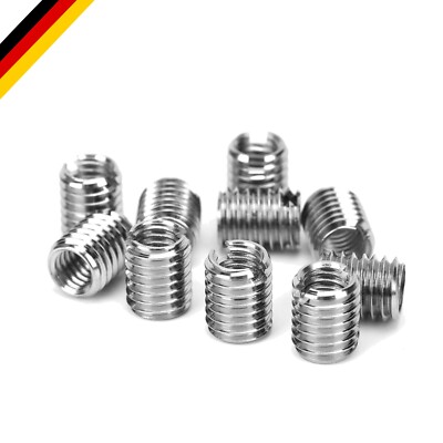 Gewindeeinsatz Edelstahl M6x1,0 mm zu M8x1,25 mm 10 Stück Reparaturset