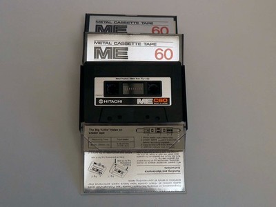 6x Hitachi ME 60 Kassetten