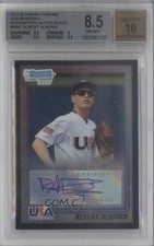 2010 Bowman Wrapper Redemption USA Black 25/25 Albert Almora BGS 8.5 Auto 0f8