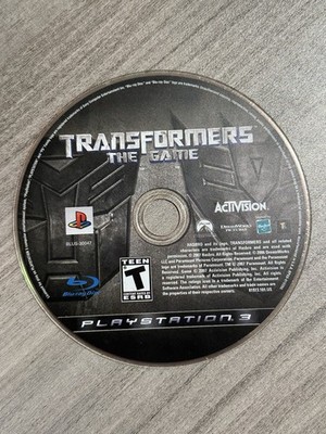 Transformers: The Game (Sony PlayStation 3, 2007) Disc Only