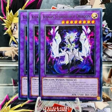 3x Yugioh Playset Khaos Starsource Dragon MP25-EN413 Common 1st Ed Near Mint