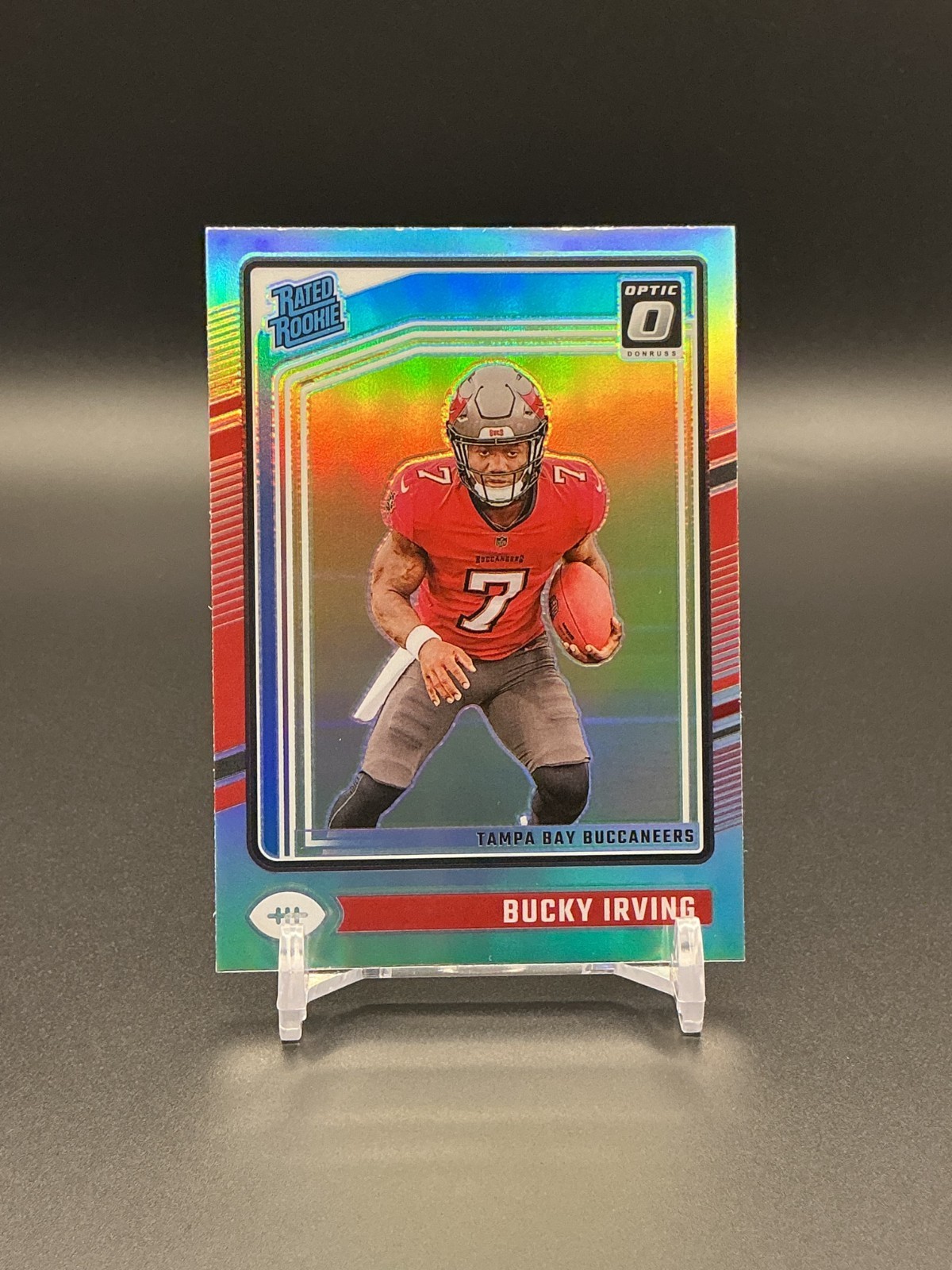 Bucky Irving 2024 Optic #216 Holo Price Guide - Sports Card Investor