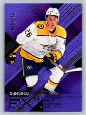 2021-22 Upper Deck Synergy FX Rookies Purple Philip Tomasino RC 095/275