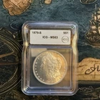 🔥🔥🔥1879-S Morgan Dollar ICG MS63 Silver $1 Coin 🔥🔥🔥