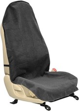 Waterproof Car Seat Cover Towel, Non-Slip Car Seat Protector for Color: Black